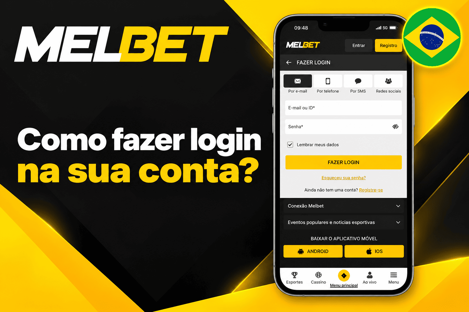 Acesso à conta MelBet