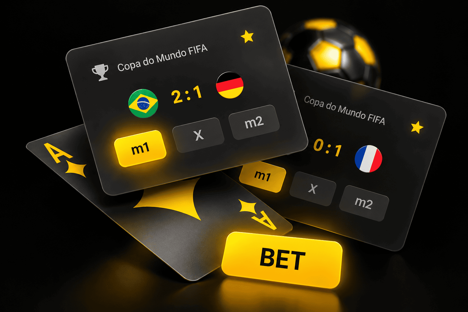 Cupons de apostas em futebol na MelBet Brasil com placares e opções de resultado