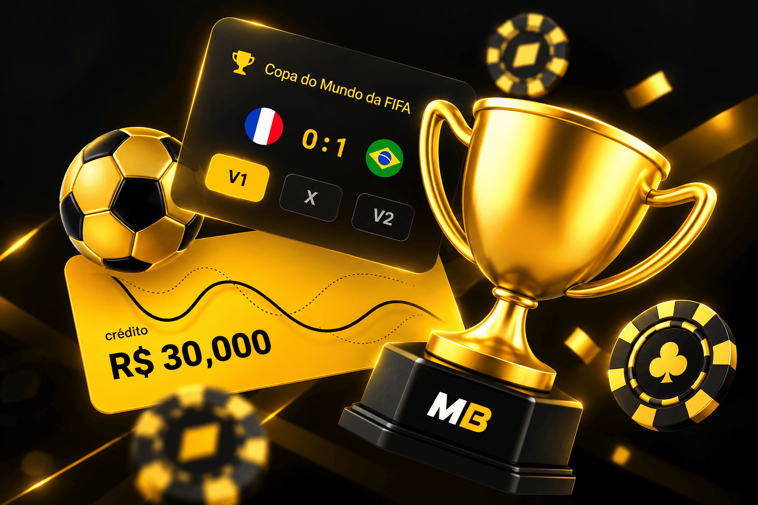 Bônus Melbet para Copa do Mundo da FIFA com crédito de R$ 30.000